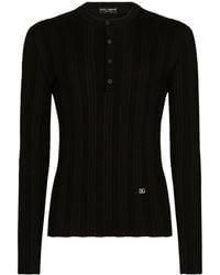 Dolce & Gabbana - Logo-patch Silk-cotton T-shirt - Lyst