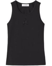 Lanvin - Mother And Daughter Bead-Embellished Tank Top - Lyst