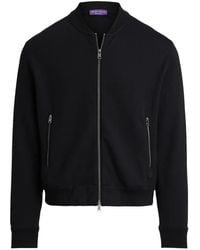 Polo Ralph Lauren - Zipped Wool Bomber Jacket - Lyst