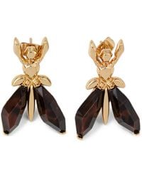 Patrizia Pepe - Fly-Motif Drop Earrings - Lyst