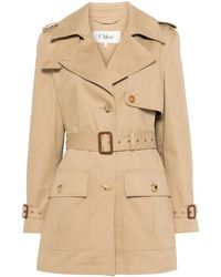 Chloé - Trench Corto - Lyst