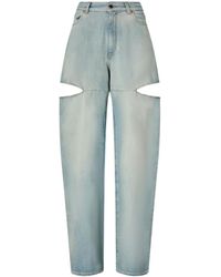 Pinko - Vaqueros con aberturas - Lyst