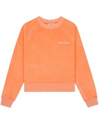 Sporty & Rich - Sweat Italic Logo En Coton - Lyst