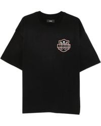 Amiri - Crystal-Embellished Logo-Print T-Shirt - Lyst
