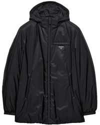 Prada - Plumífero Con Cremallera - Lyst