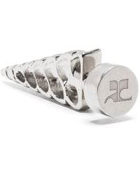 Courreges - Rear Shell-Pendant Single Earring - Lyst