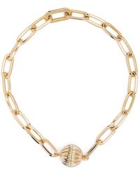 Lanvin Arpège Chain Necklace - Metallic