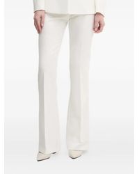 HUGO - Belted Flared Trousers - Lyst