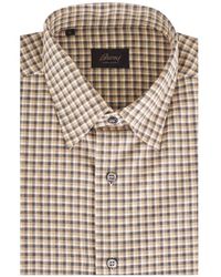 Brioni - Geruit Overhemd - Lyst