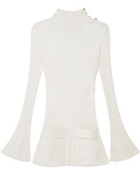 Stella McCartney - Gerippter Pullover - Lyst