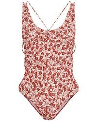 Isabel Marant - Tenisia Floral-Print Swimsuit - Lyst
