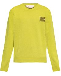 Marni - Pull À Patch Logo - Lyst