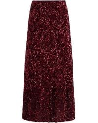Alice + Olivia - Rok Verfraaid Met Pailletten - Lyst