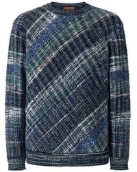 Missoni - Wool-Blend Pullover With Macro-Check Pattern - Lyst