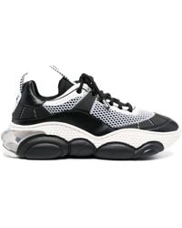 Moschino - Chunky-sole Mesh-panel Sneakers - Lyst