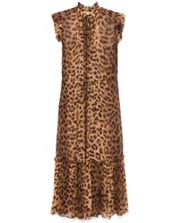 Zimmermann - Crush Flutter Midikleid - Lyst