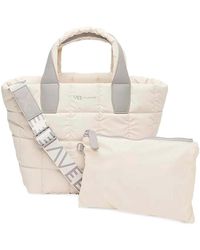 VEE COLLECTIVE - Small Porter Quilted Logo-Strap Tote Bag - Lyst