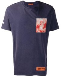 Heron Preston Print Detail T-shirt - Blue