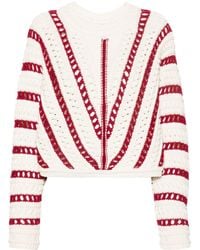 Ba&sh - Gardy Chunky-knit Striped Jumper - Lyst