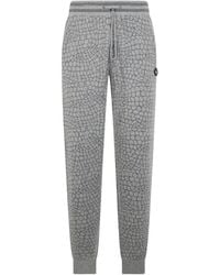 Philipp Plein - Wool Cashmere Joggers Cocco - Lyst