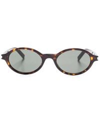 Saint Laurent - Jeanne Round-Frame Sunglasses - Lyst