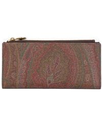 Etro - Arnica Printed Wallet - Lyst
