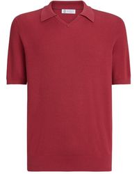 Brunello Cucinelli - V-Neck Short-Sleeve T-Shirt - Lyst