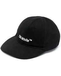 Off-White c/o Virgil Abloh - Helvetica Logo Cotton Baseball Cap - Men's - Cotton - Lyst