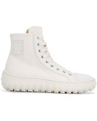 CAMPERLAB Ground Textured High-top Sneakers - White
