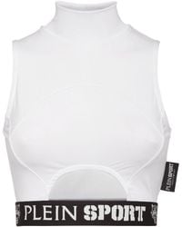 Philipp Plein - Cropped-Top mit Cut-Outs - Lyst