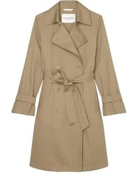 Marc O' Polo - Double-Breasted Belted Trench Coat - Lyst