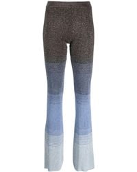 Gcds - Degradé Striped Knitted Trousers - Lyst