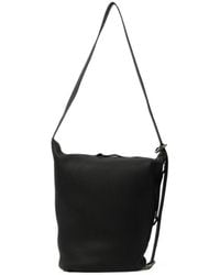 Loewe - Medium Loop Bucket Hammered Leather Bag - Lyst