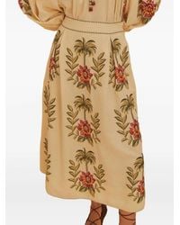 FARM Rio - Gonna Lunga Con Ricamo - Lyst