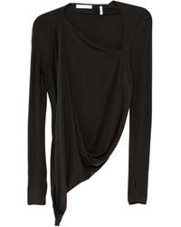 Helmut Lang - Haut À Design Asymétrique - Lyst