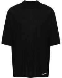 The Attico - Logo-Embroidered Cotton T-Shirt - Lyst