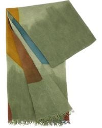 Exquisite J - Sciarpa Con Motivo Geometrico E Frange - Lyst