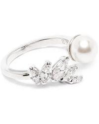 Swarovski - Mesmera Ring Mit Kristallen Und Perlen - Lyst