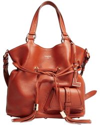 Lancel - Mittelgroße Premier Flirt Schultertasche Mit Kordelzug - Lyst