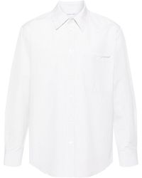 Bottega Veneta - Micro-check Button-up Shirt - Lyst