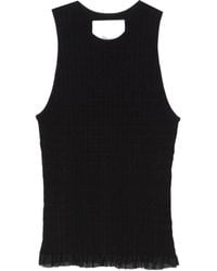 3.1 Phillip Lim - Top de canalé con volantes - Lyst