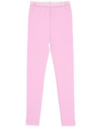 Chrome Hearts - Logo-Waistband Leggings - Lyst