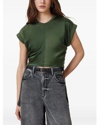 AllSaints - Mira Side-Tie Short-Sleeve Top - Lyst