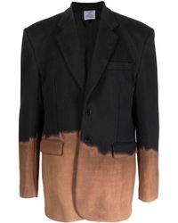 Vetements - Bleached Single-breasted Blazer - Lyst