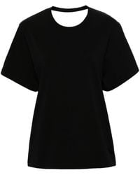 IRO - T-Shirt mit offenem Rücken - Lyst