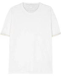 Eleventy - Contrast-Trim T-Shirt - Lyst