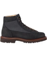 Brunello Cucinelli - Suede And Techno Fabric Urban Outdoor Boots - Lyst