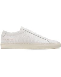 Common Projects - Original Achilles Basket Weave Leather Sneakers - Lyst