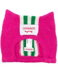 Charles Jeffrey - Ears Striped Beanie Hat - Lyst
