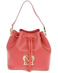 Love Moschino - Logo-Plaque Bucket Bag - Lyst